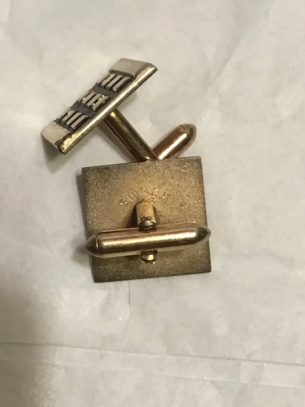 Lot of 4 vintage cuff links - Hickok & Swank, etc.